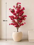 Artificial Bougainvillea Plant | 180 cm | 900 Flowers | Basic Pot
