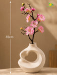 Small Plum Blossom Flower Stick | Pink | 35 cm | Set of 2
