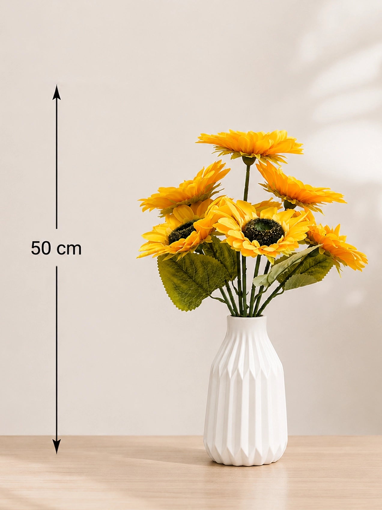 Artificial Bunch of Sunflower for Decor