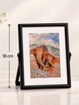 Elephant Metal Photo Frame | 18 cm