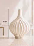 White Ceramic Vase | 23 cm