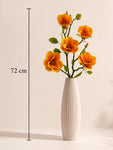 Magnolia Flower Stick | Yellow | 72 cm | Set of 2