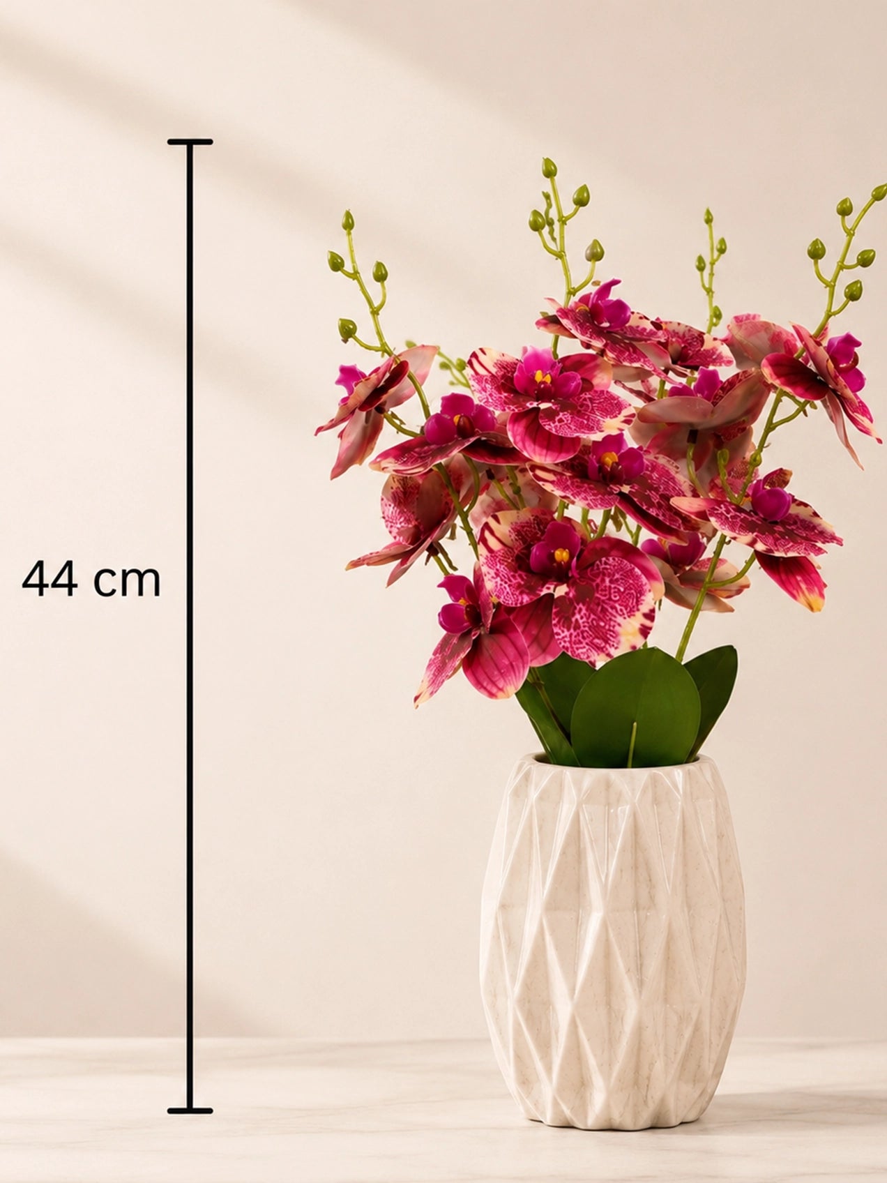 Orchid Bunch | Dark Pink | 44 cm