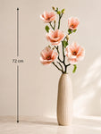 Magnolia Flower Stick | Peach | 72 cm | Set of 2