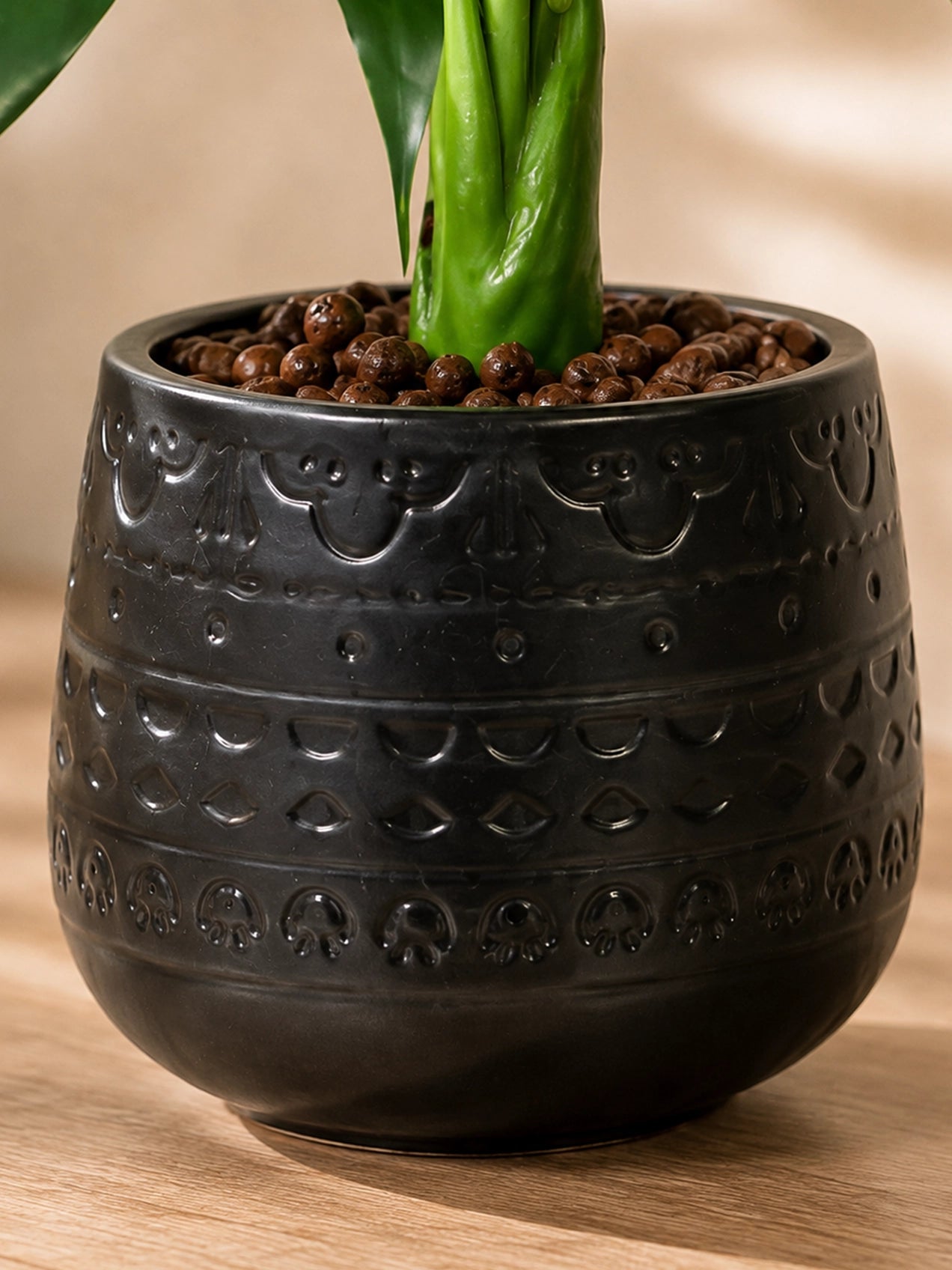 Artificial Tabletop Plant | Green | 25 cm | Ceramic Pot