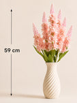 Artificial Snapdragon Flower Bunch | Light Pink | 59 cm