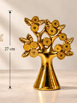 Golden Coin Sculpture Tree | 27 cm