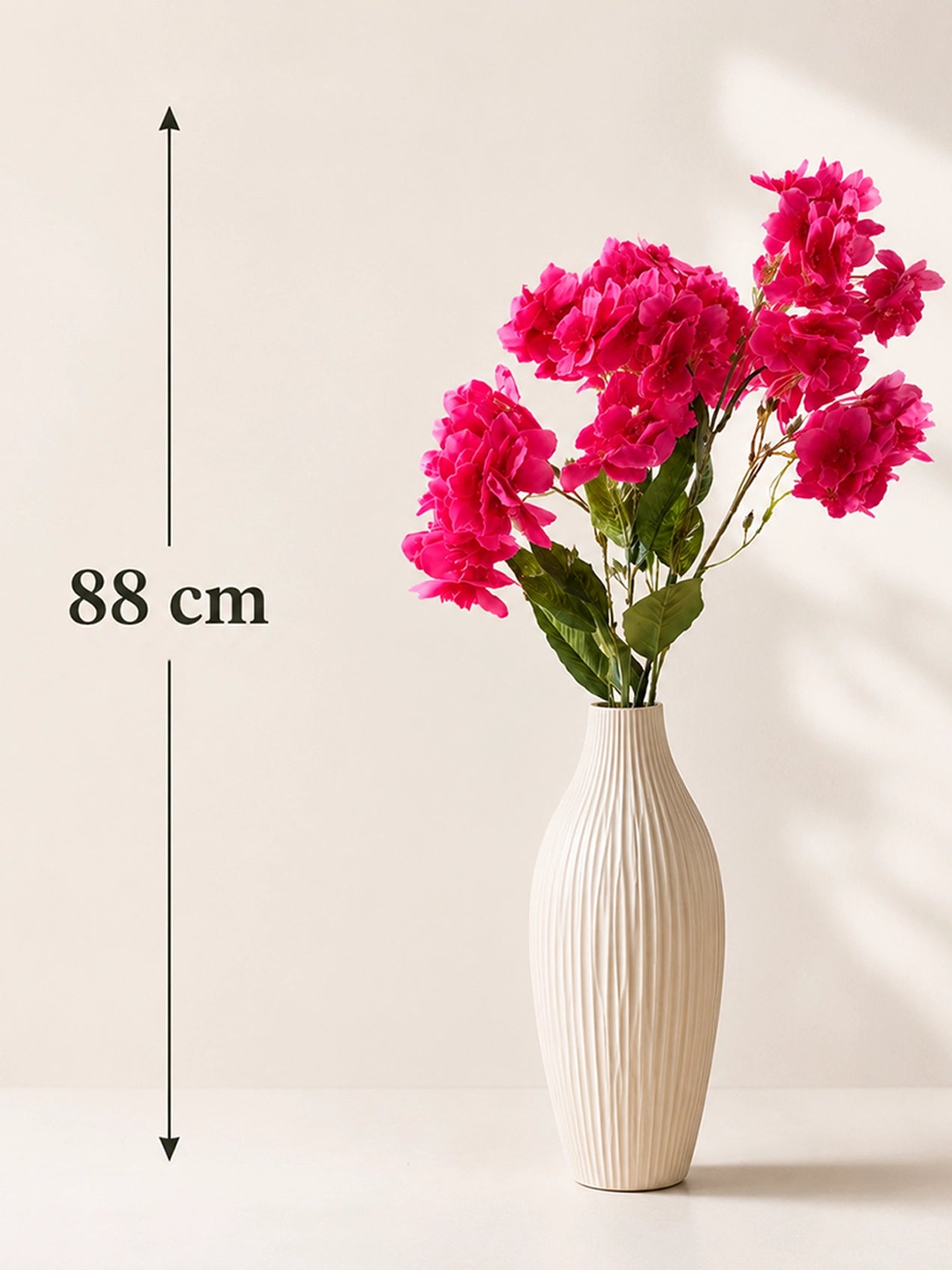 Artificial Daffodil Flower Stick | Pink | 88 cm