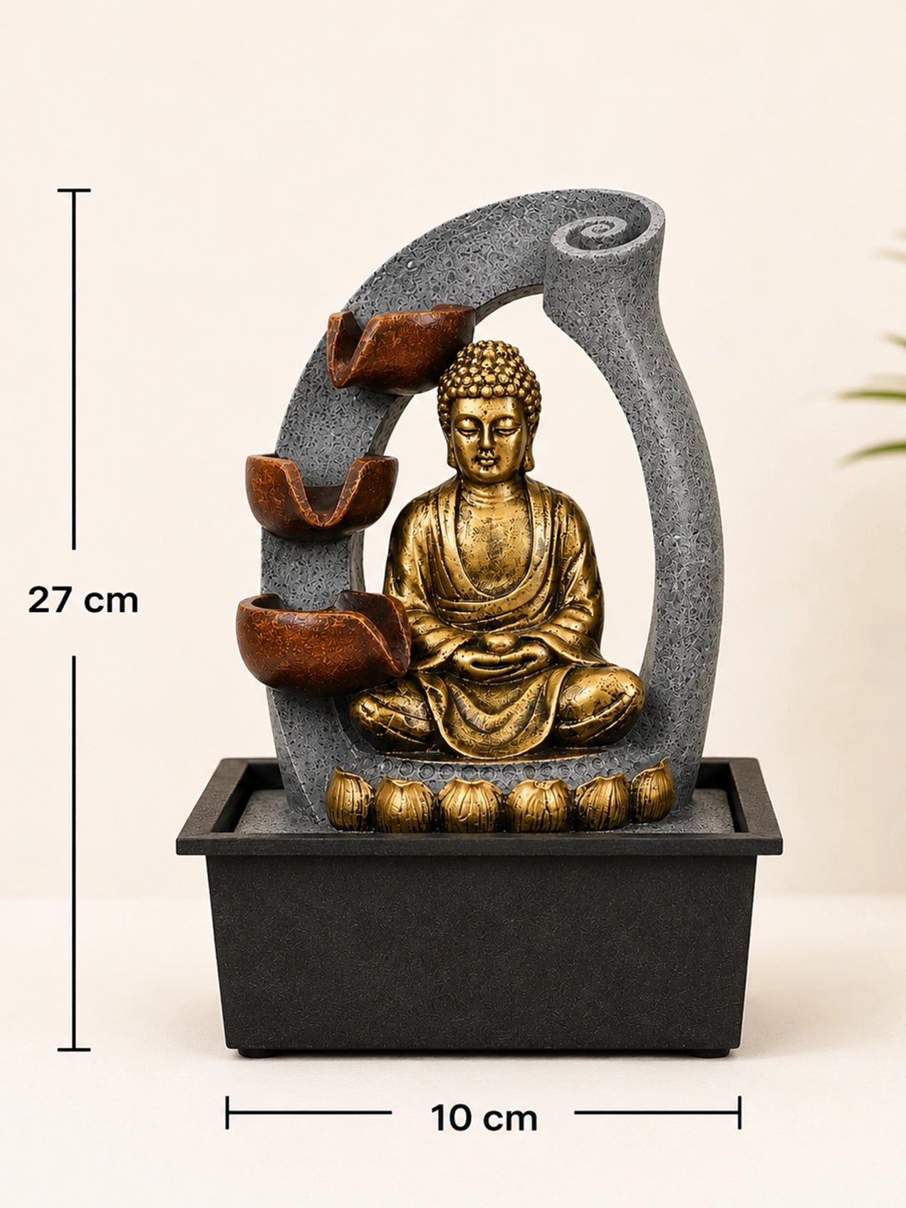 Buddha Tabletop Water Fountain | 27 cm