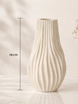 Ribber Spiral Vase | 18 cm