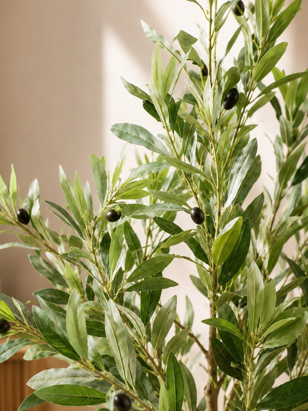 Overleaf Faux Olive Tree | 130 cm | With Basic Pot