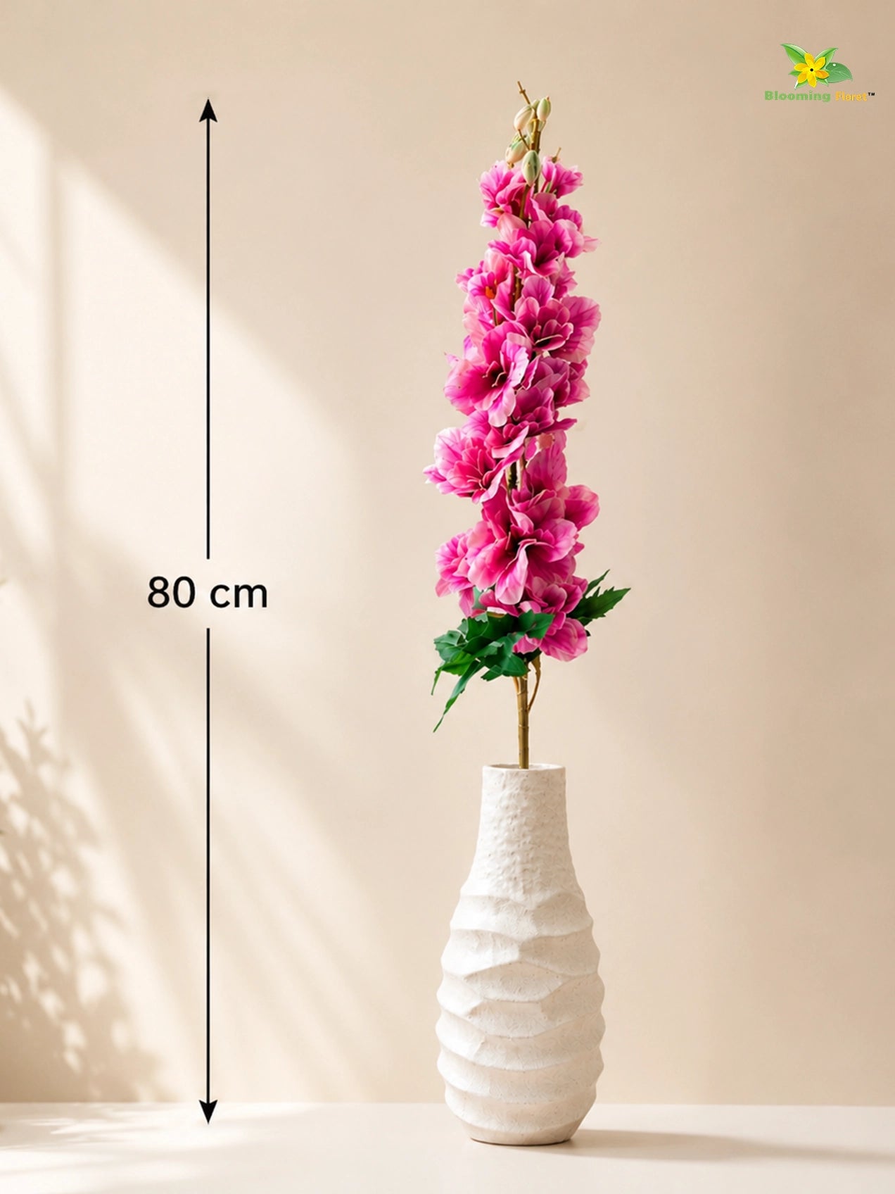 Delphinium Flower Stick | Pink | 88 cm
