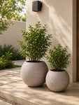 Textured Grey Planter Set | Set of 2