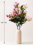 Japanese Honeysuckle Flower Bunch | Light Pink & Purple | 90 cm