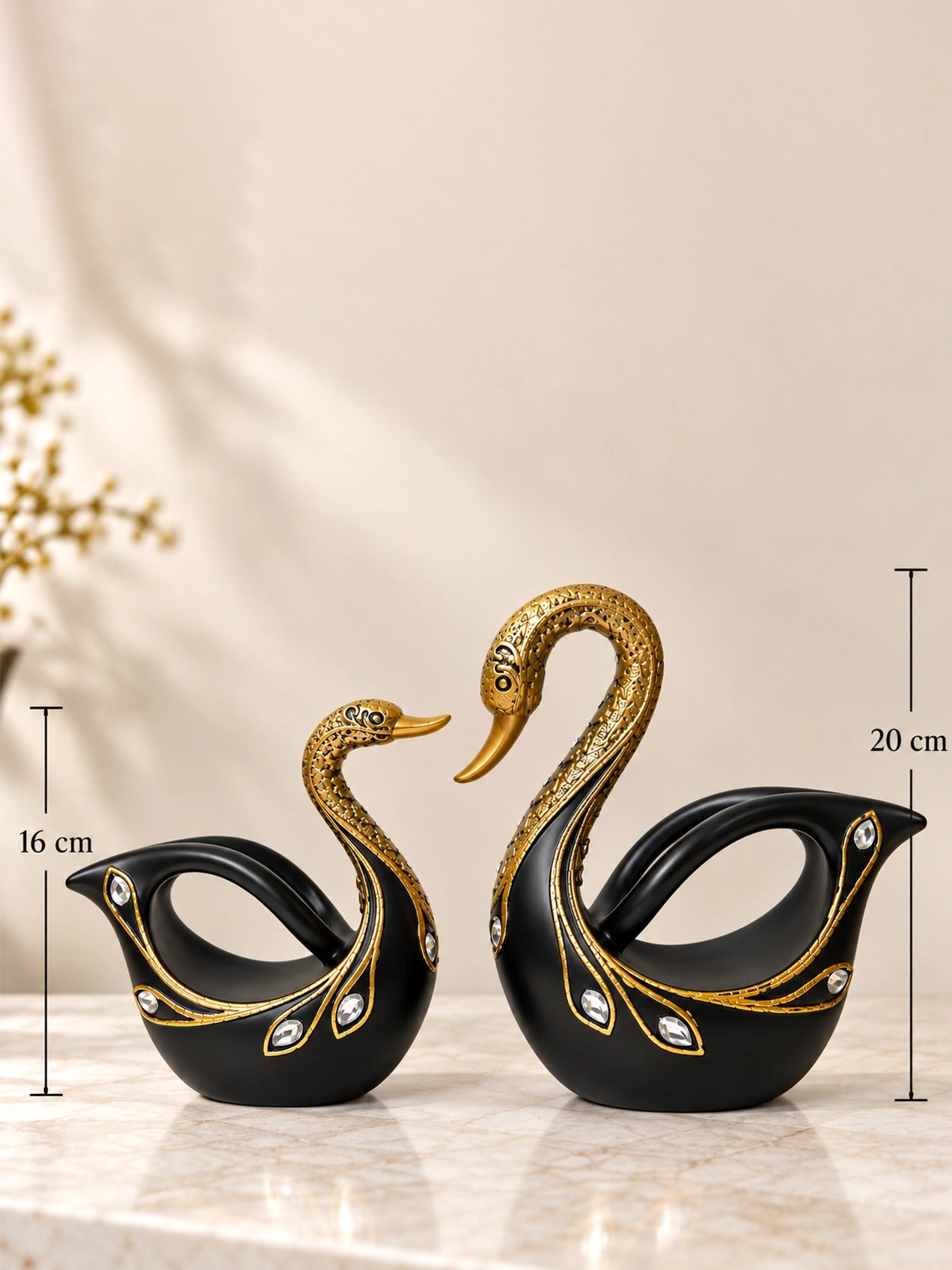 Radiant Swan Pair