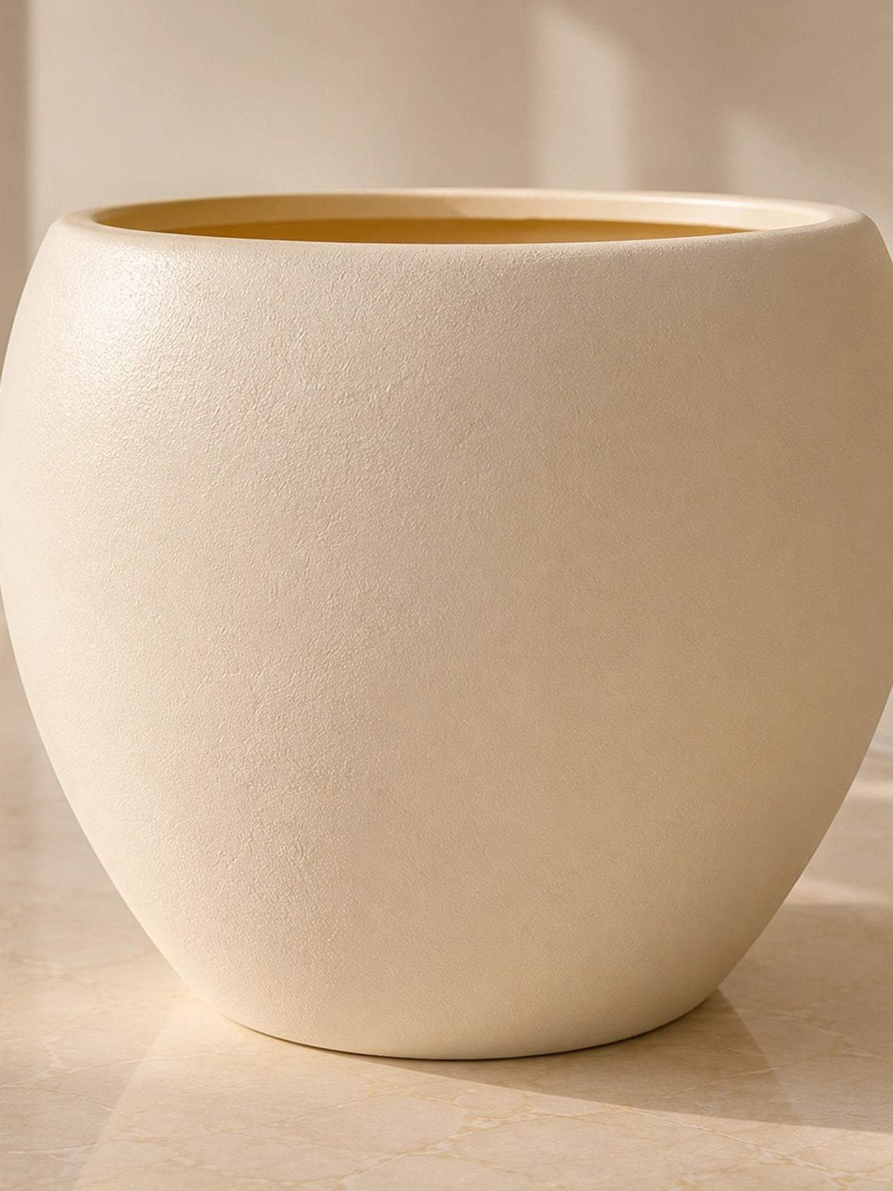 Oval Planter | Off White | 31 cm