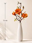 Reed Diffuser & Candle Set with Yellow Magnolia Ikebana
