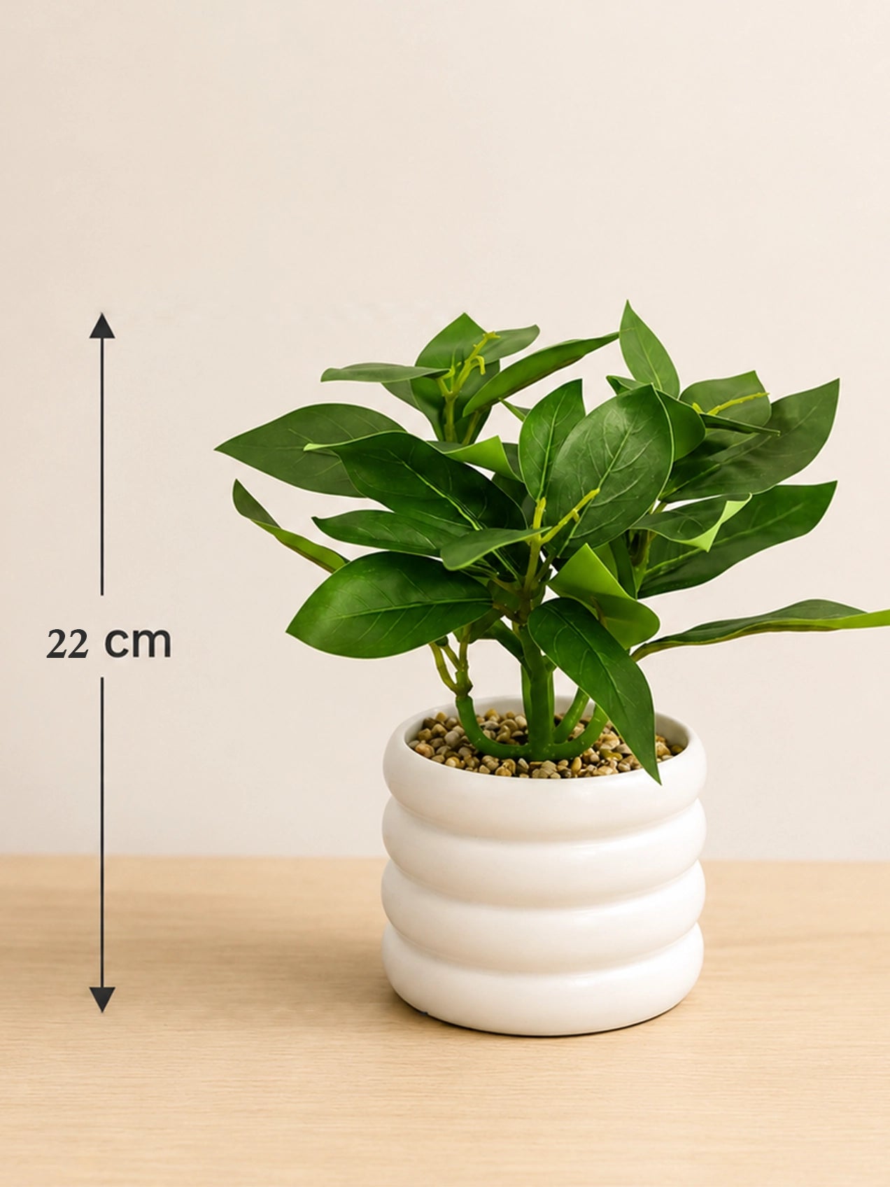 Artificial Tabletop Plant | Green | 22 cm