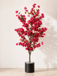 Artificial Bougainvillea Plant | 180 cm | 900 Flowers | Basic Pot