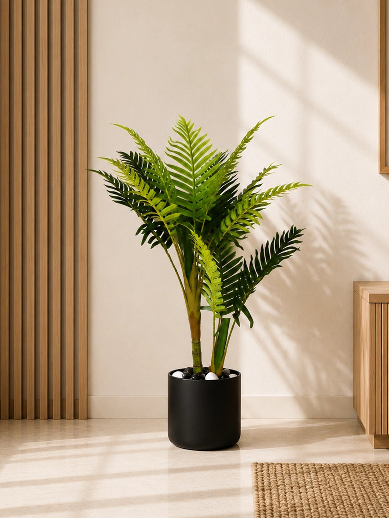 Artificial Areca Palm | 90 cm | 2 Poles | 12 Leaves