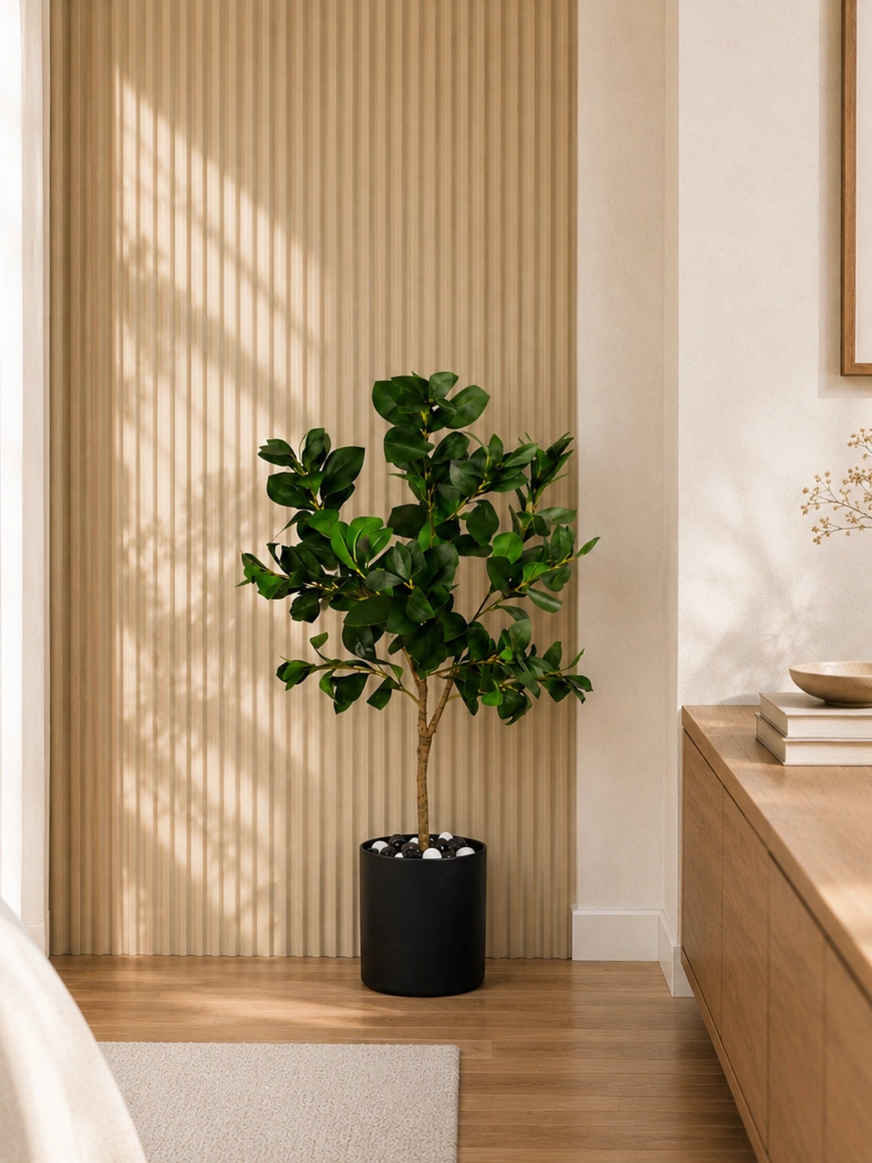 Artificial Ficus Plant  | 90 cm  | With Basic Pot