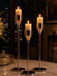 Gold Candle Holder | Set of 3