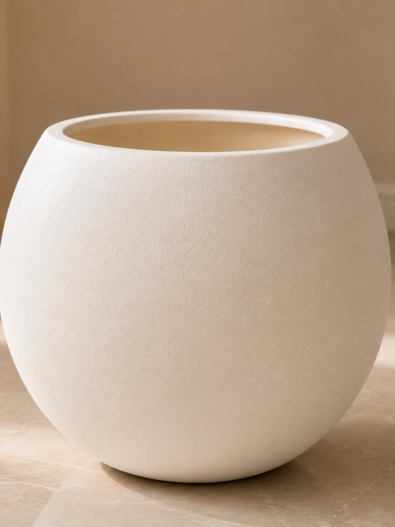 Round Planter | Off White | 33 cm
