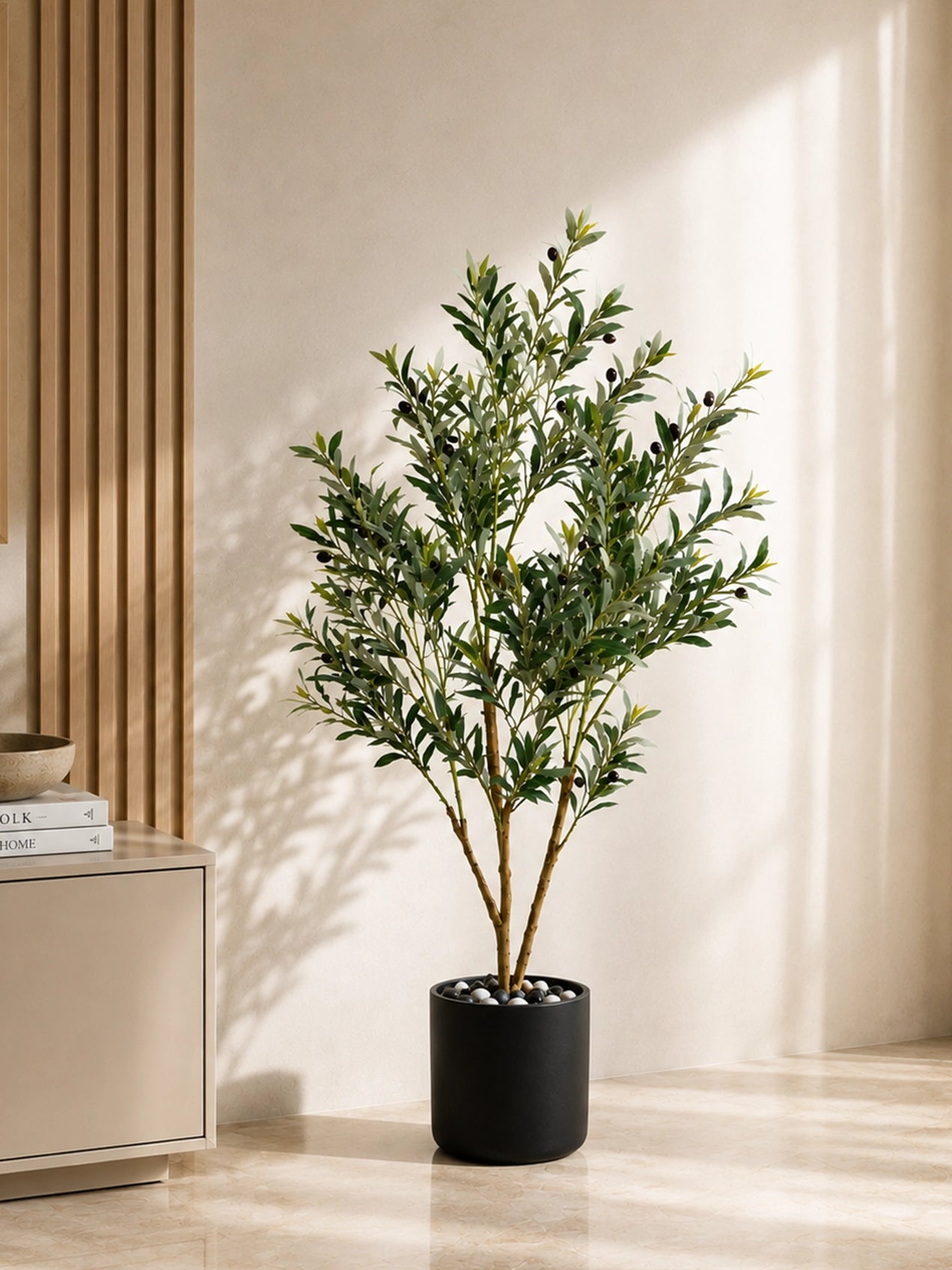 Artificial Olive Plant | 150 cm | 886 Leaves | 34 Olives