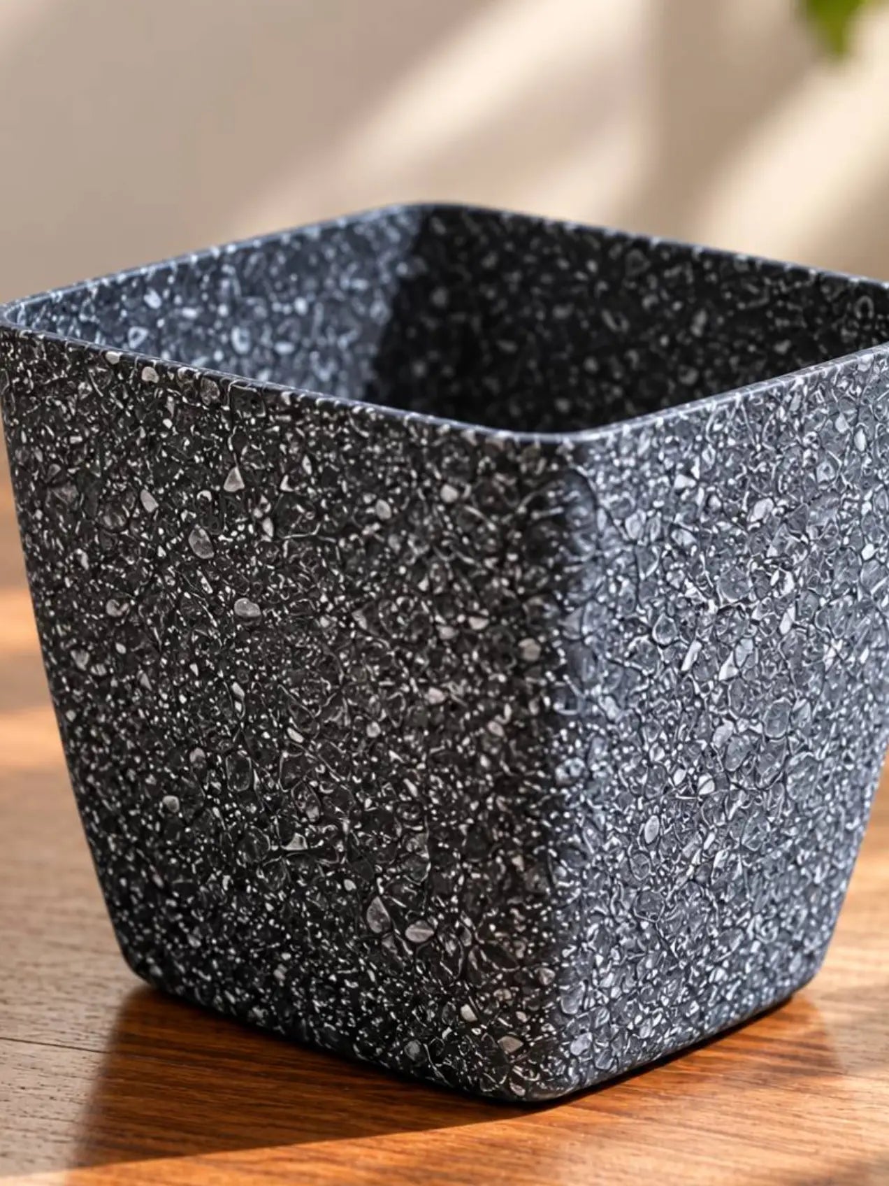 Coarse Textured Square Planter Pot | 13 cm | Set of 5