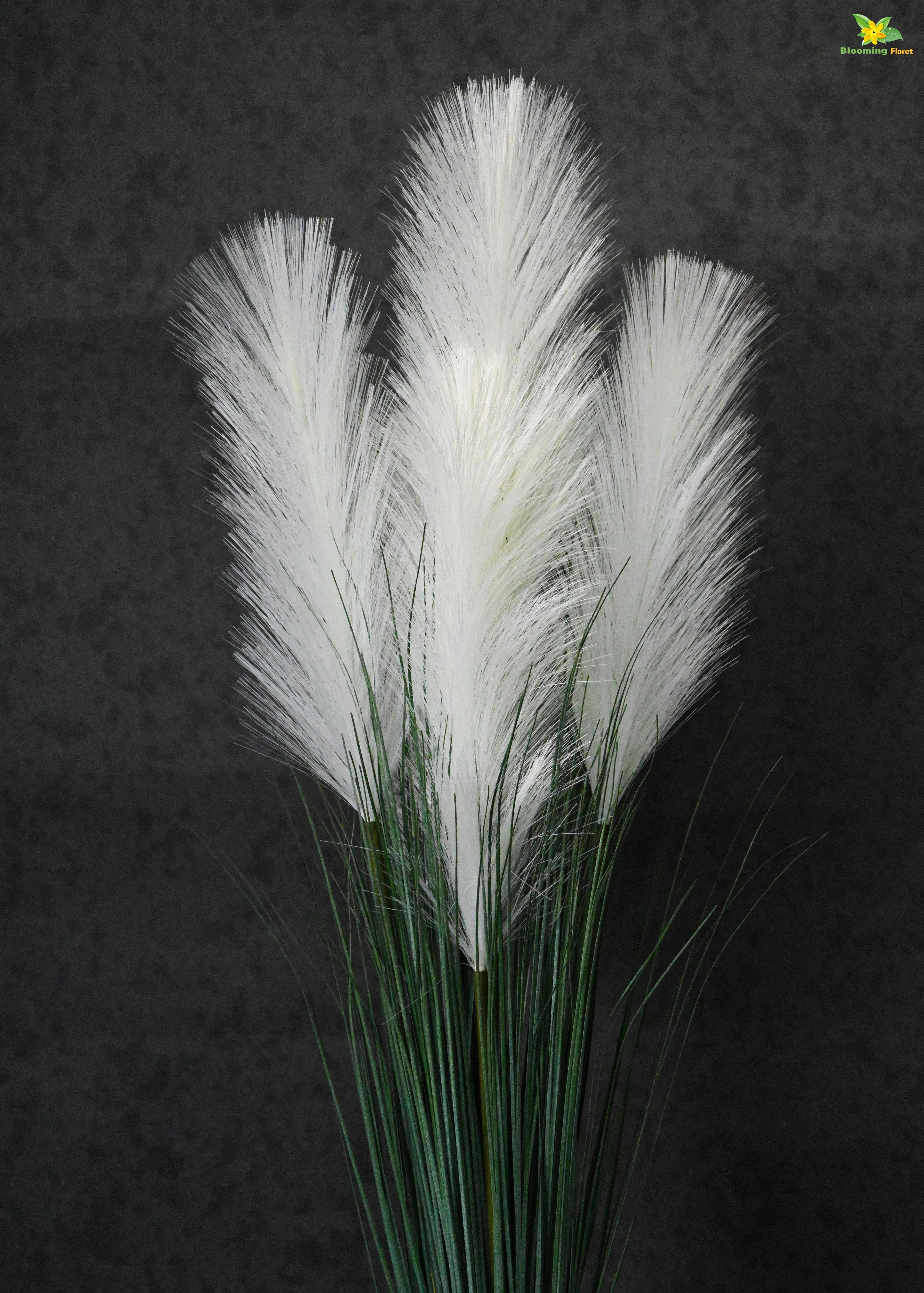 Artificial Flower Pampas Grass For Decor with Basic Pot | 93.9 cm Tall