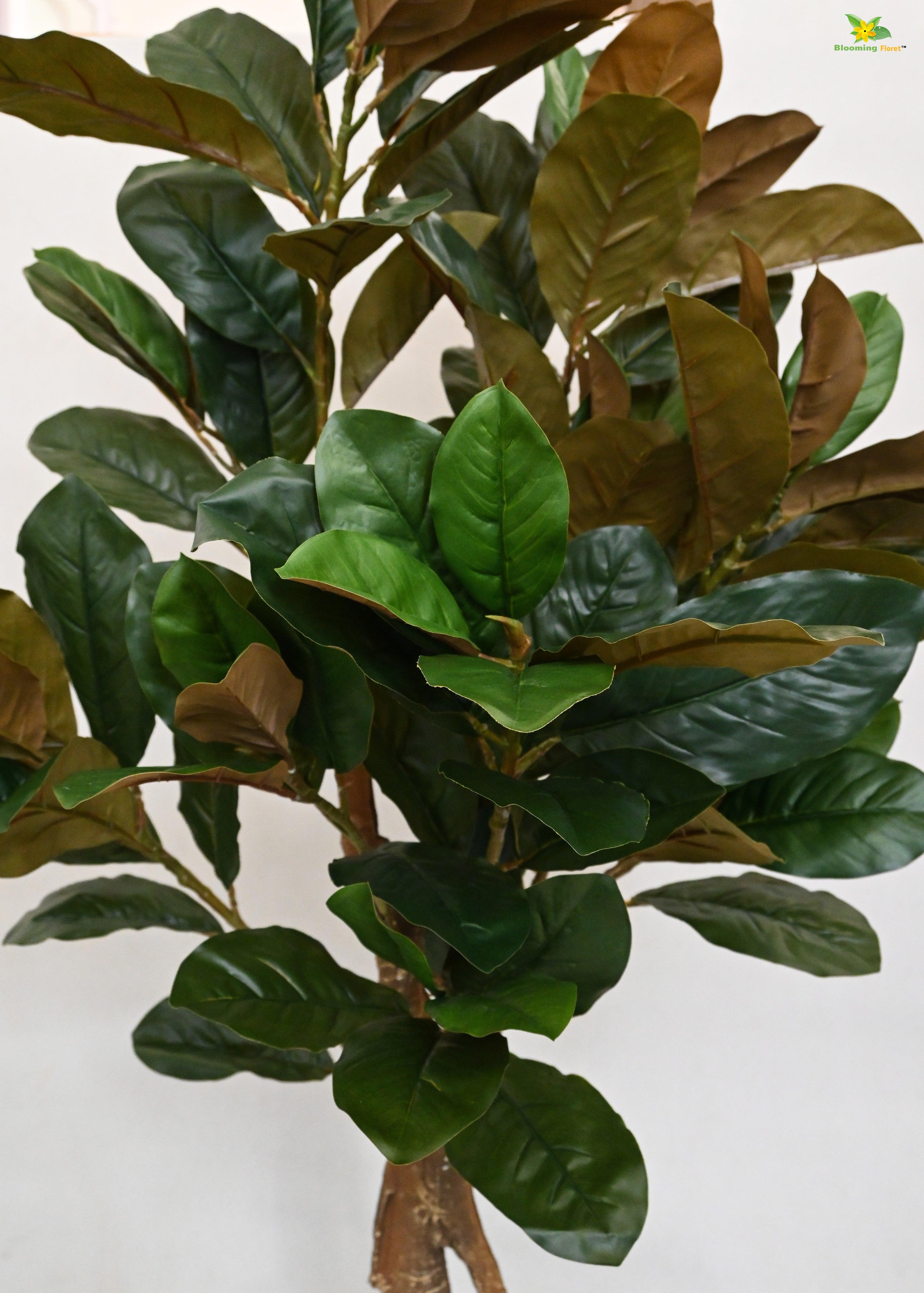 Artificial Croton Tree Plant for Decor with Basic Pot | 110 cm