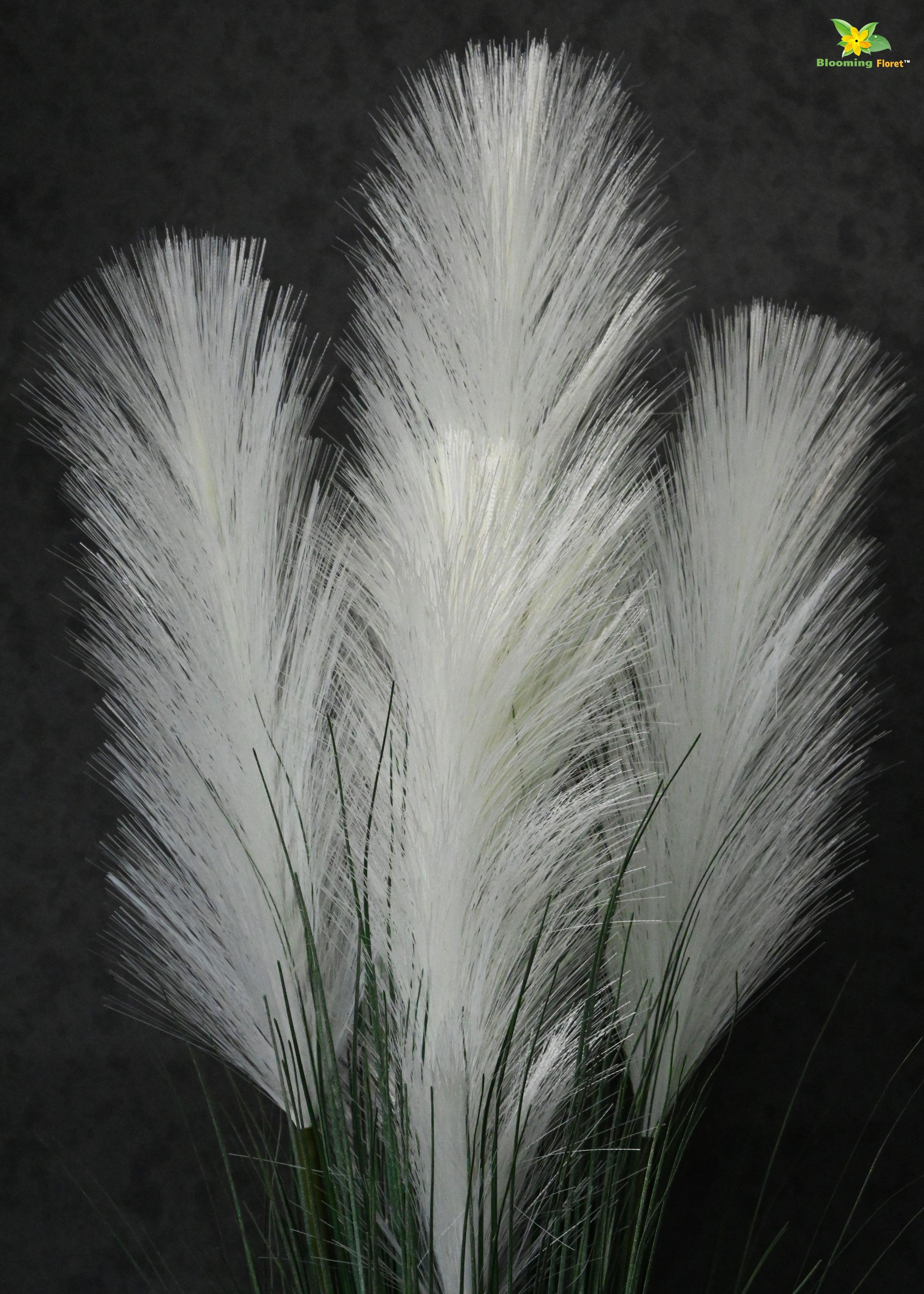 Artificial Flower Pampas Grass For Decor with Basic Pot | 93.9 cm Tall