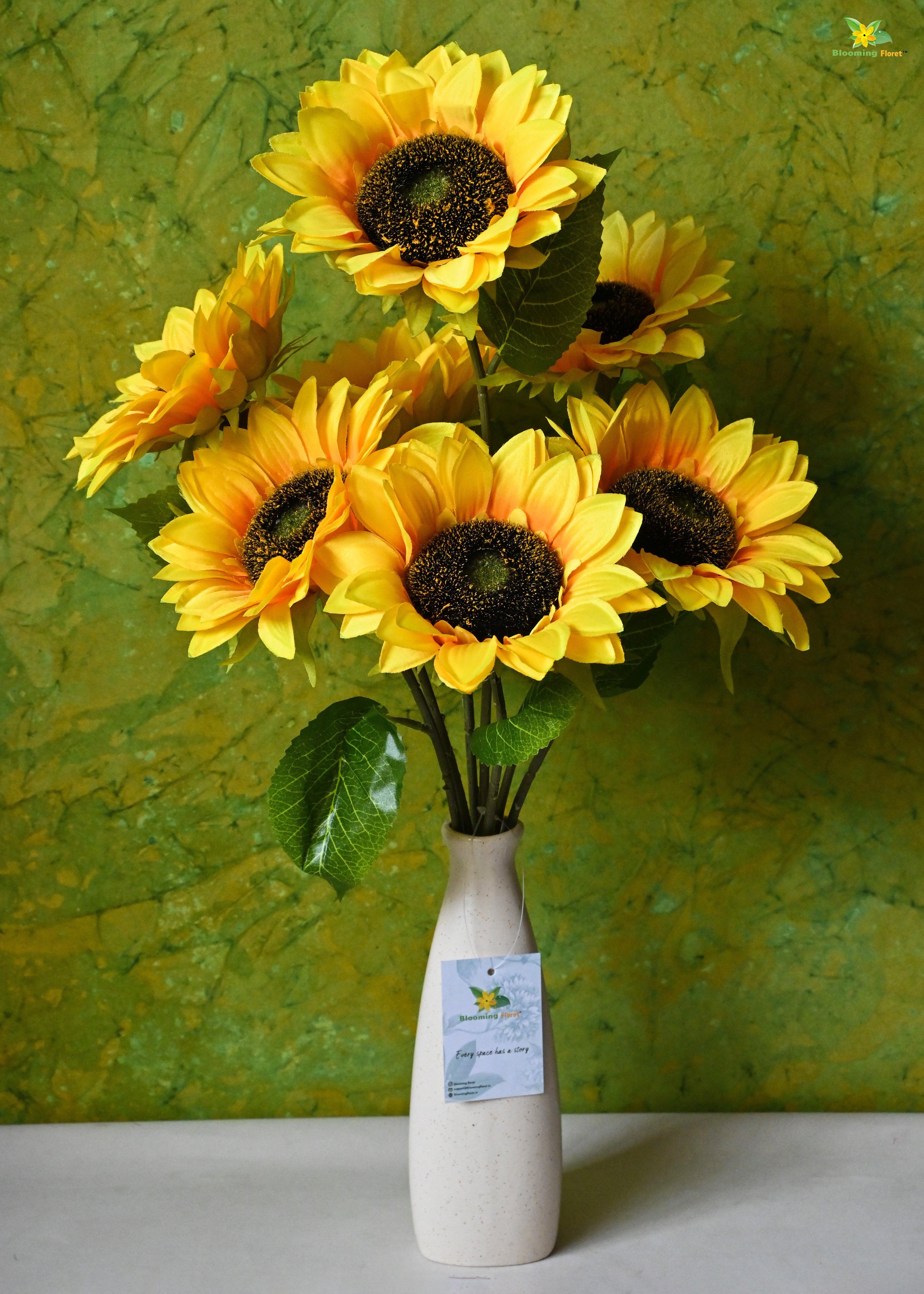 Artificial Bunch of Sunflower for Decor